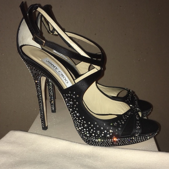 Jimmy Choo Shoes - 💜SEE VIDEO💜JIMMY CHOO💜Swarovski Crystals & Crystal Stars Sandals